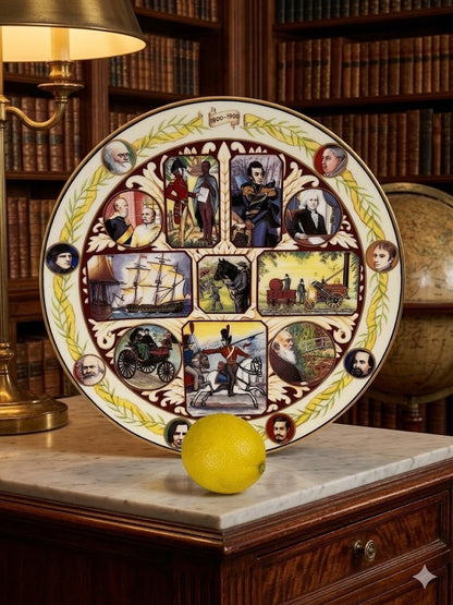 צלחת פורצלן לאספנות | רויאל דולטון (Royal Doulton) | המאה ה-19 בסיפור ותמונות