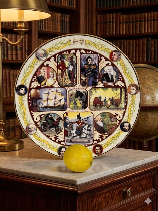 צלחת פורצלן לאספנות | רויאל דולטון (Royal Doulton) | המאה ה-19 בסיפור ותמונות