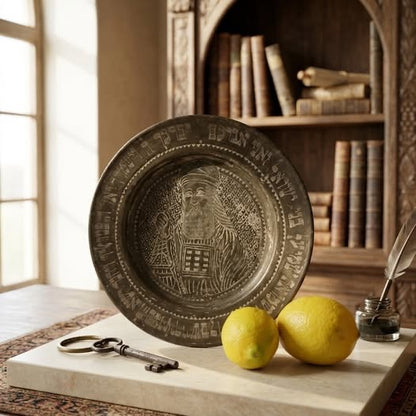 צלחת פרסית ישנה, ברכת הכוהנים