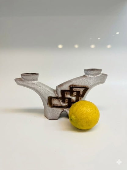 פמוט קרמיקה דו קני | "פלקרמיק" (Palceramic) – שנות ה-60