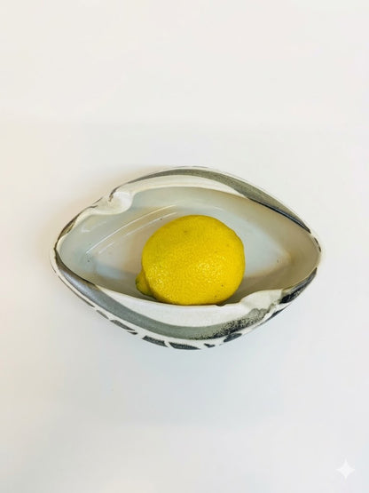 מאפרת קרמיקה וינטג' פיסולית | "פלקרמיק" (Palceramic) – שנות ה-50/60