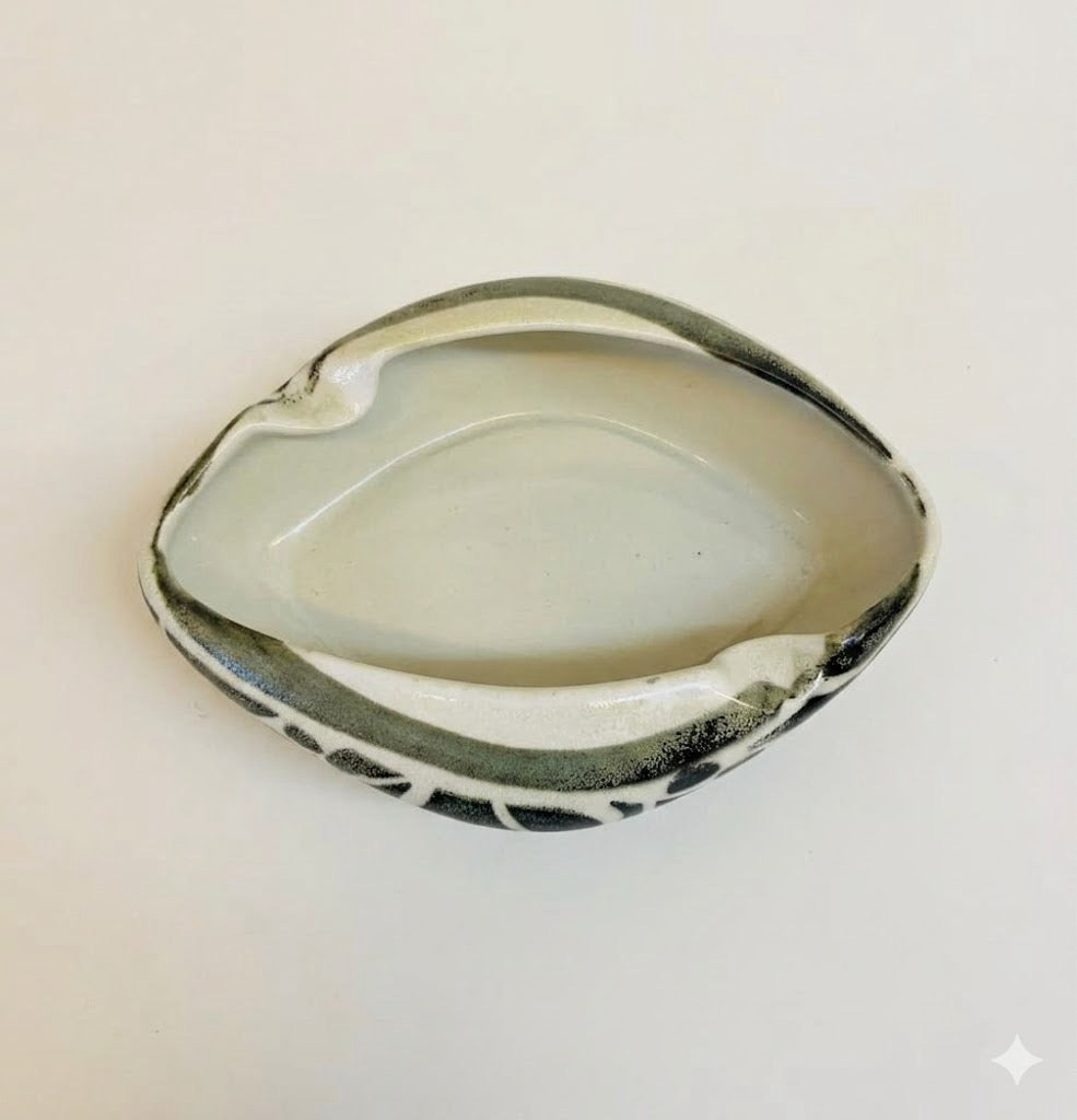 מאפרת קרמיקה וינטג' פיסולית | "פלקרמיק" (Palceramic) – שנות ה-50/60
