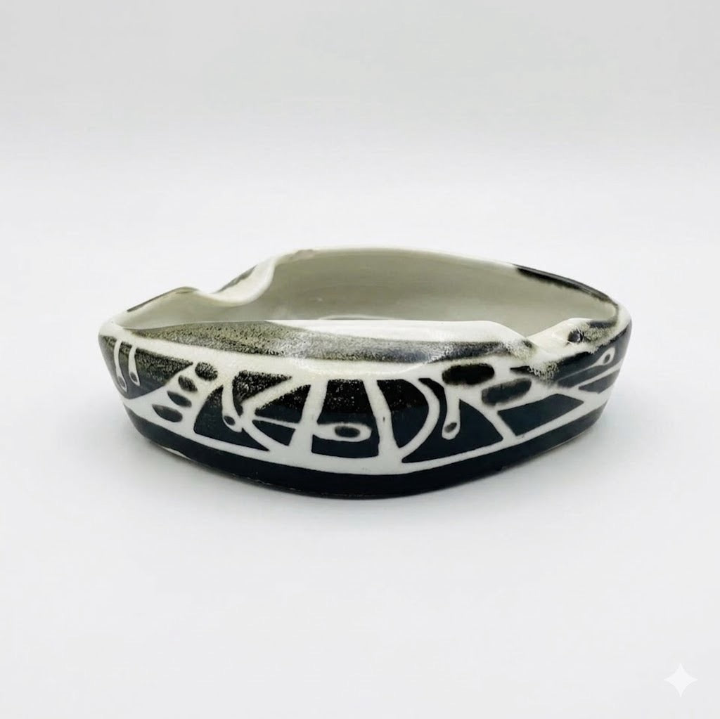 מאפרת קרמיקה וינטג' פיסולית | "פלקרמיק" (Palceramic) – שנות ה-50/60