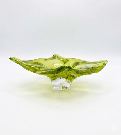 קערת זכוכית אמנותית | בעיצוב Josef Hospodka עבור Chribska Glassworks