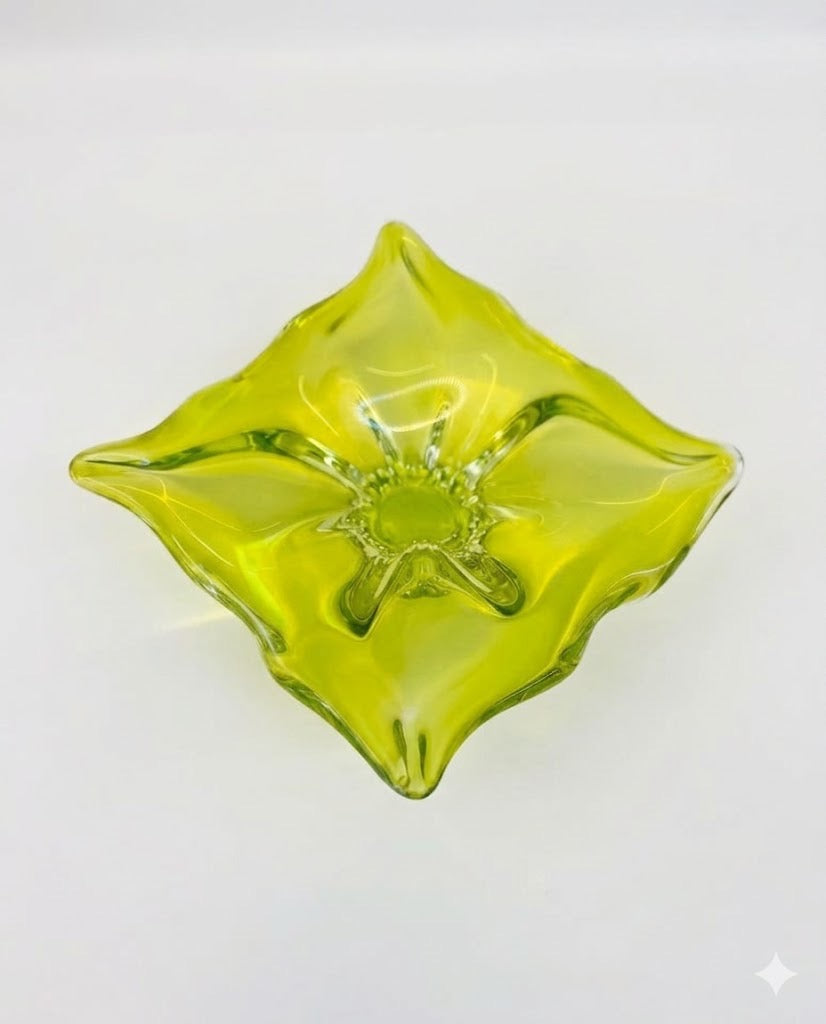 קערת זכוכית אמנותית | בעיצוב Josef Hospodka עבור Chribska Glassworks