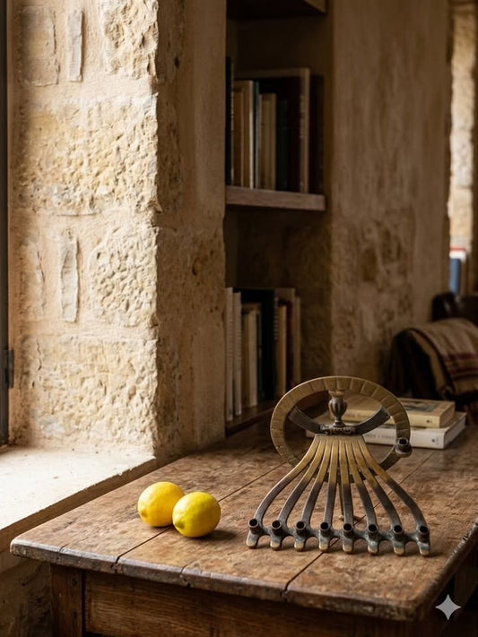 חנוכיית ישראליאנה עשויה פליז