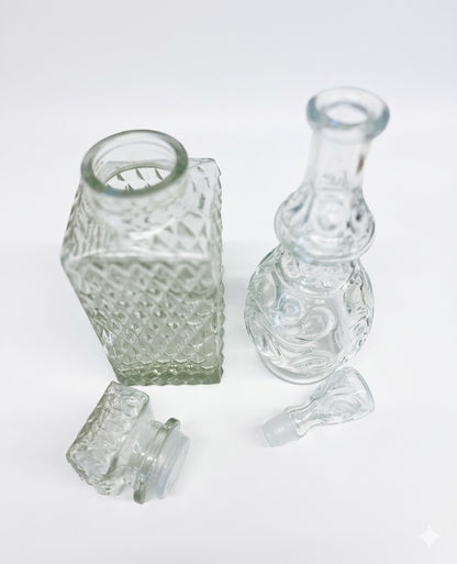 זוג בקבוקי דקנטר (Decanters) | זכוכית וקריסטל