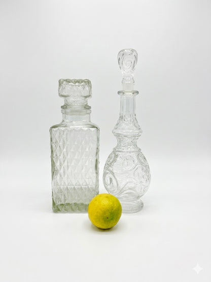 זוג בקבוקי דקנטר (Decanters) | זכוכית וקריסטל