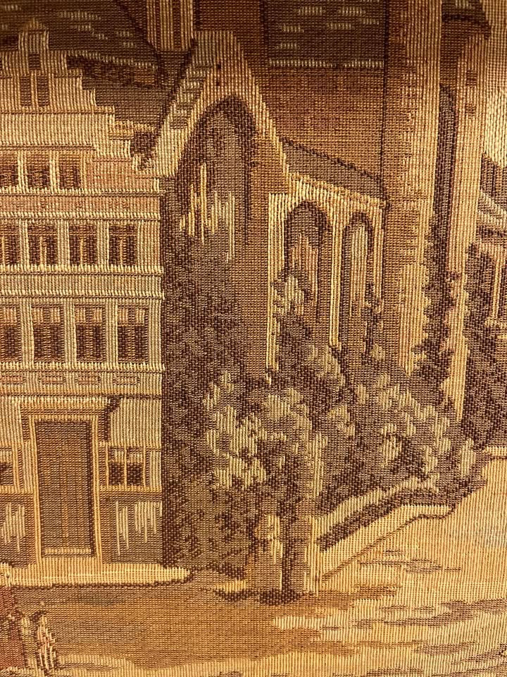 תמונת גובלן עתיק | מראה העיר גנט, בלגיה (Ghent) | מסגרת עץ