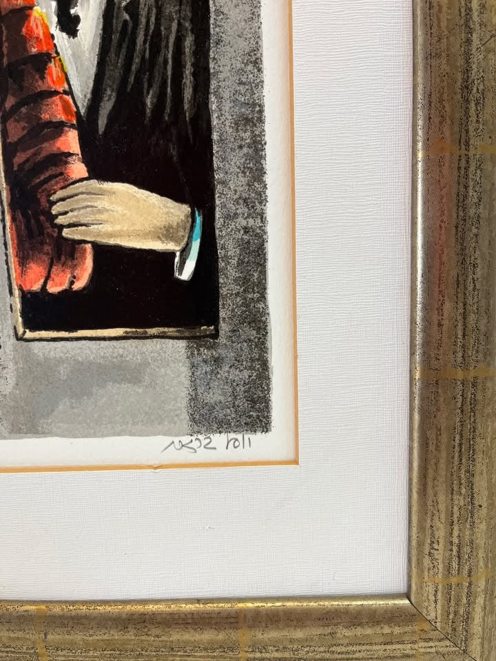 יוסל ברגנר, ליטוגרפיה ׳זוג בחלון׳