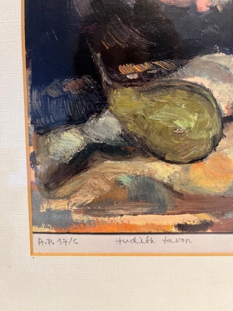 ליטוגרפיה ׳פרחים באגרטל׳