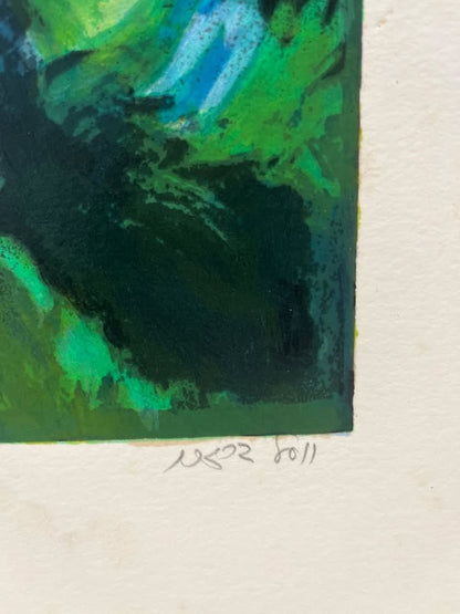 יוסל ברגנר, ליטוגרפיה ׳חסיד מנגן בחליל׳