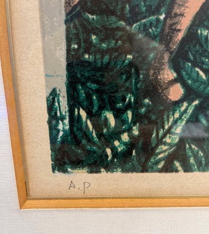 יוסל ברגנר, ליטוגרפיה ׳שלוש נערות׳