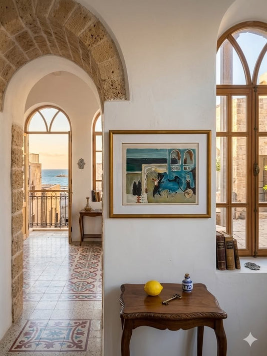 נחום גוטמן, ליטוגרפיה ׳מרכבה ביפו׳