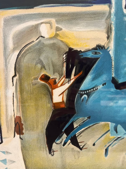 נחום גוטמן, ליטוגרפיה ׳מרכבה ביפו׳