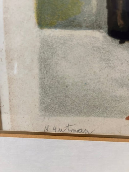 נחום גוטמן, ליטוגרפיה ׳מרכבה ביפו׳