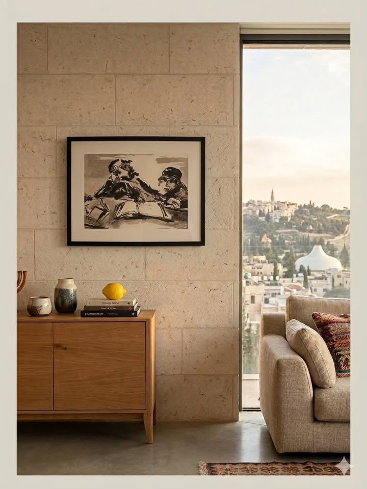 משה ברנשטיין, ליטוגרפיה ׳תלמיד ורבו׳