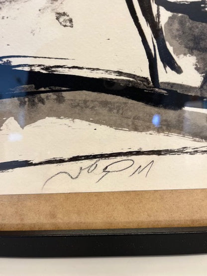 משה ברנשטיין, ליטוגרפיה ׳תלמיד ורבו׳