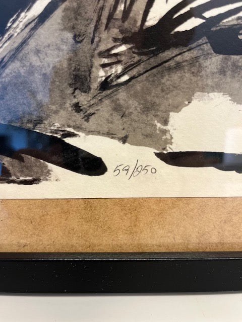 משה ברנשטיין, ליטוגרפיה ׳תלמיד ורבו׳