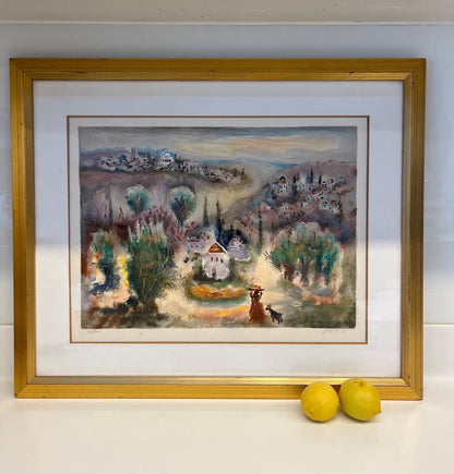 אלברט גולדמן, ליטוגרפיה ׳נוף גלילי׳