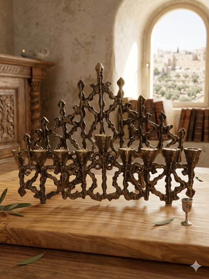 חנוכיית וינטג׳ ישראלית, תמר