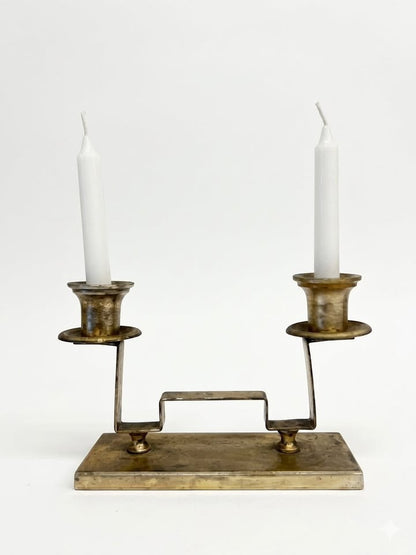 פמוט ישראלי דו-קני | ארט דקו | שנות ה-30