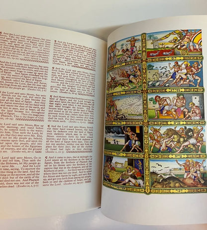 הגדה של פסח | איורים: ארתור שיק (Arthur Szyk) | מהדורה ישראלית איכותית בכריכת קטיפה | וינטג'