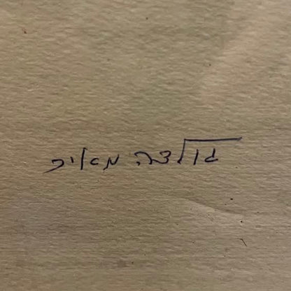 פריט היסטורי נדיר: ליטוגרפיית "אנדרטת אוגדת הפלדה" | חתומה בכתב יד ע"י מנחם בגין, גולדה מאיר ויצחק רבין