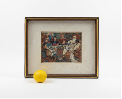 הדפס ממוסגר "ליל סדר" | ארתור שיק, 1948