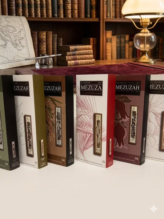 ארבעה בתי מזוזה מסדרת ׳שבעת המינים׳