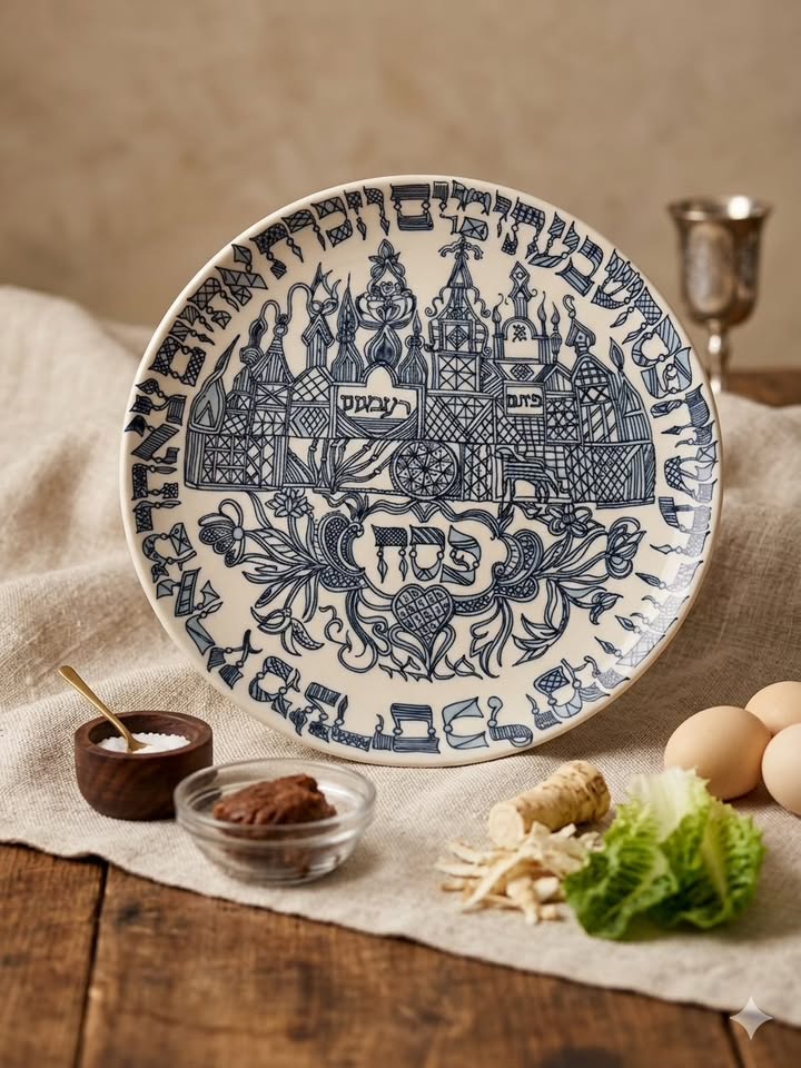 צלחת סדר פסח ׳פיתום ורעמסס׳, מוזיאון ישראל