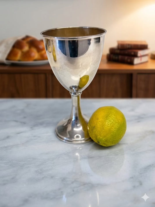 גביע קידוש בציפוי כסף 999, האחים חדד