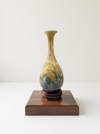 אגרטל בזיגוג גבישי | (Crystalline Glaze) | טייוואן | מחצית שנייה של המאה ה-20