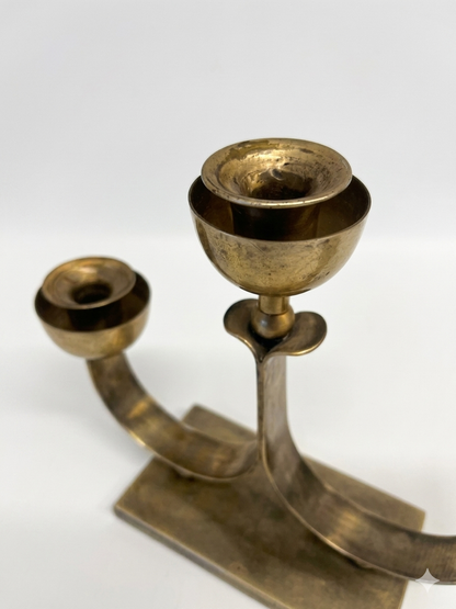 פמוט וינטג׳ ישראלי עשוי פליז