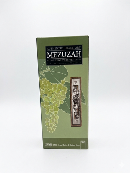 בית מזוזה מעוצב מסדרת שבעת המינים, ׳גפן׳
