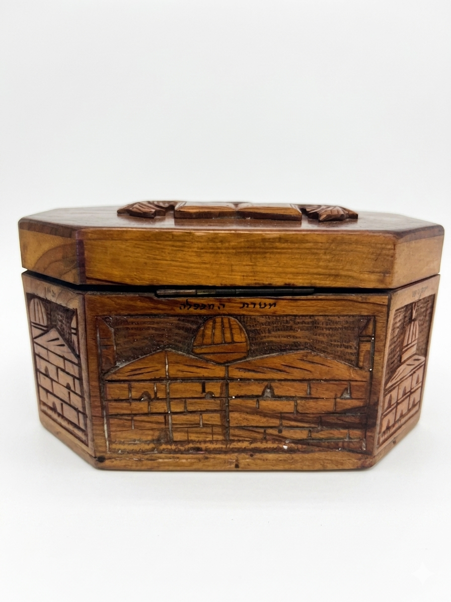 קופסת אתרוג עשויה עץ זית
