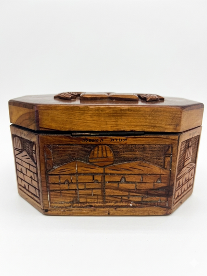קופסת אתרוג עשויה עץ זית