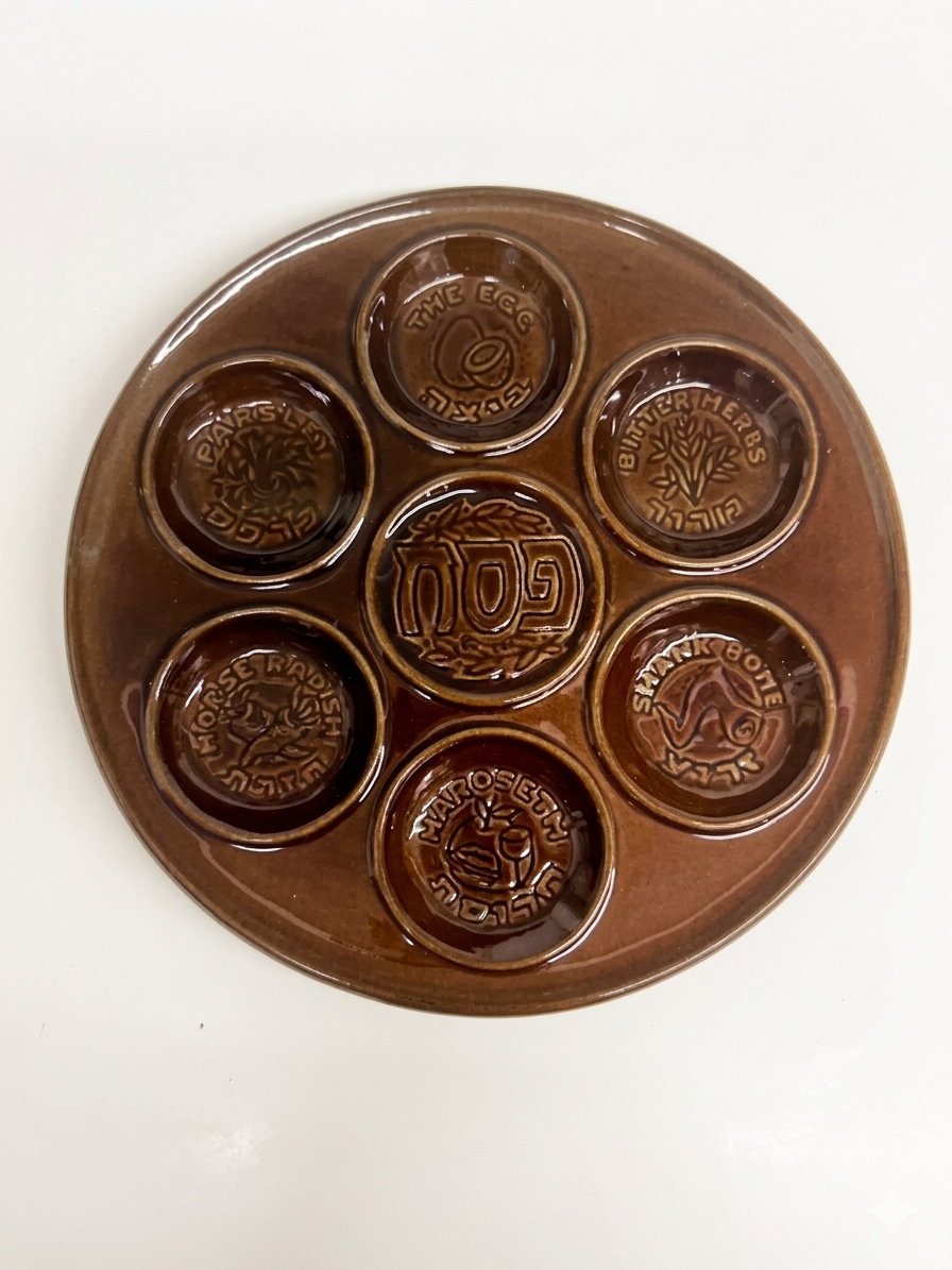 צלחת סדר פסח, כפר מנחם