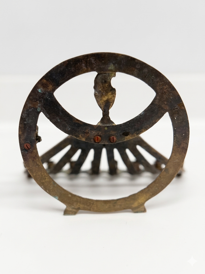 חנוכיית ישראליאנה עשויה פליז