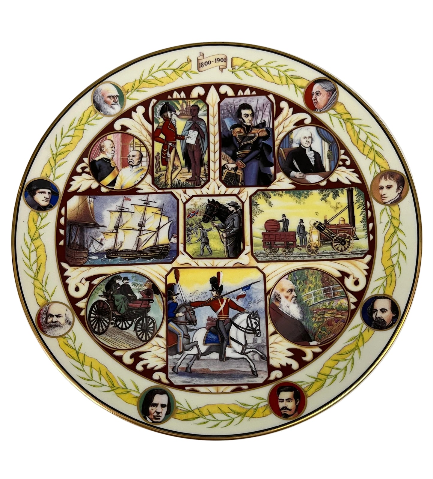 צלחת פורצלן לאספנות | רויאל דולטון (Royal Doulton) | המאה ה-19 בסיפור ותמונות