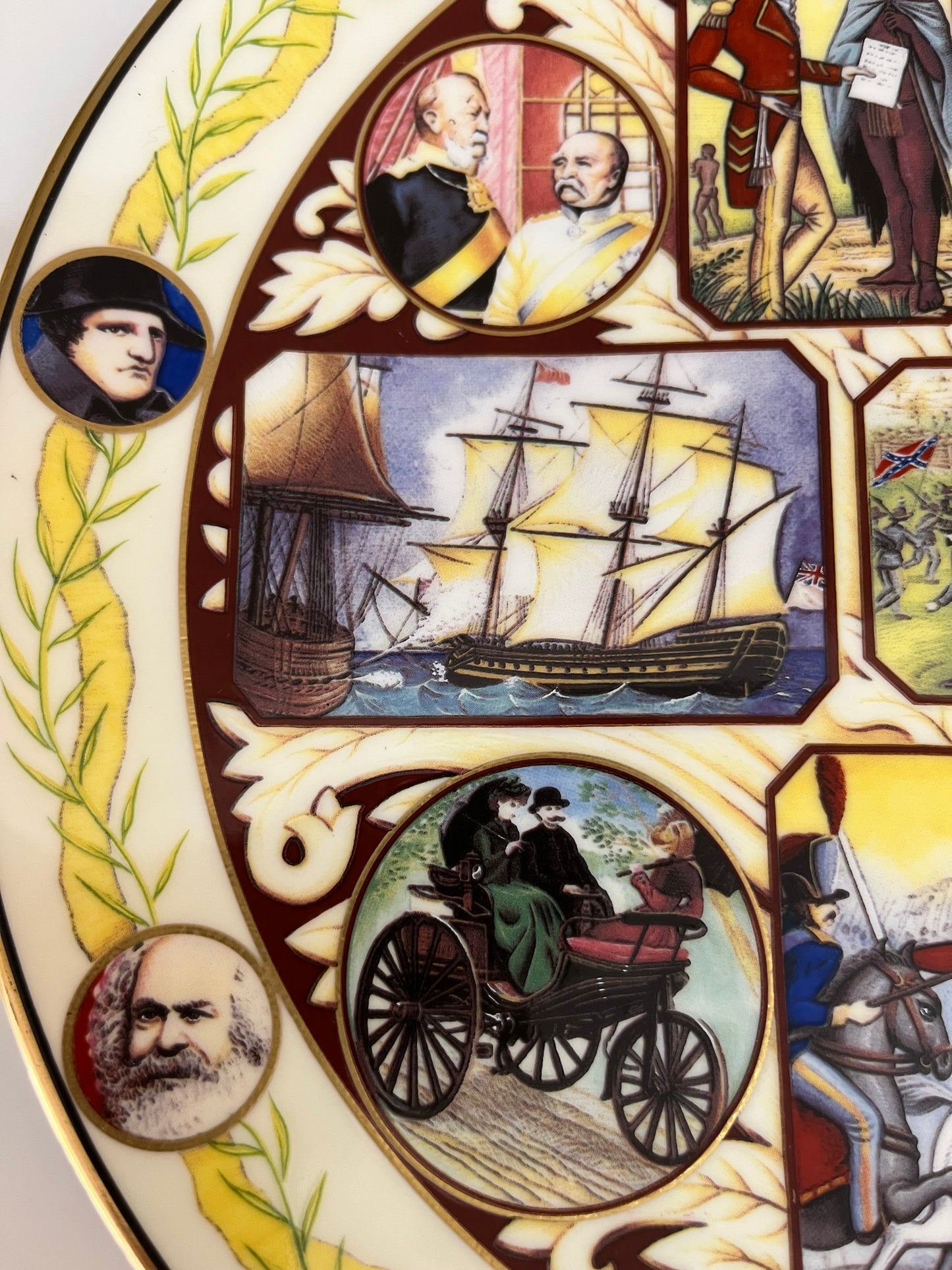 צלחת פורצלן לאספנות | רויאל דולטון (Royal Doulton) | המאה ה-19 בסיפור ותמונות