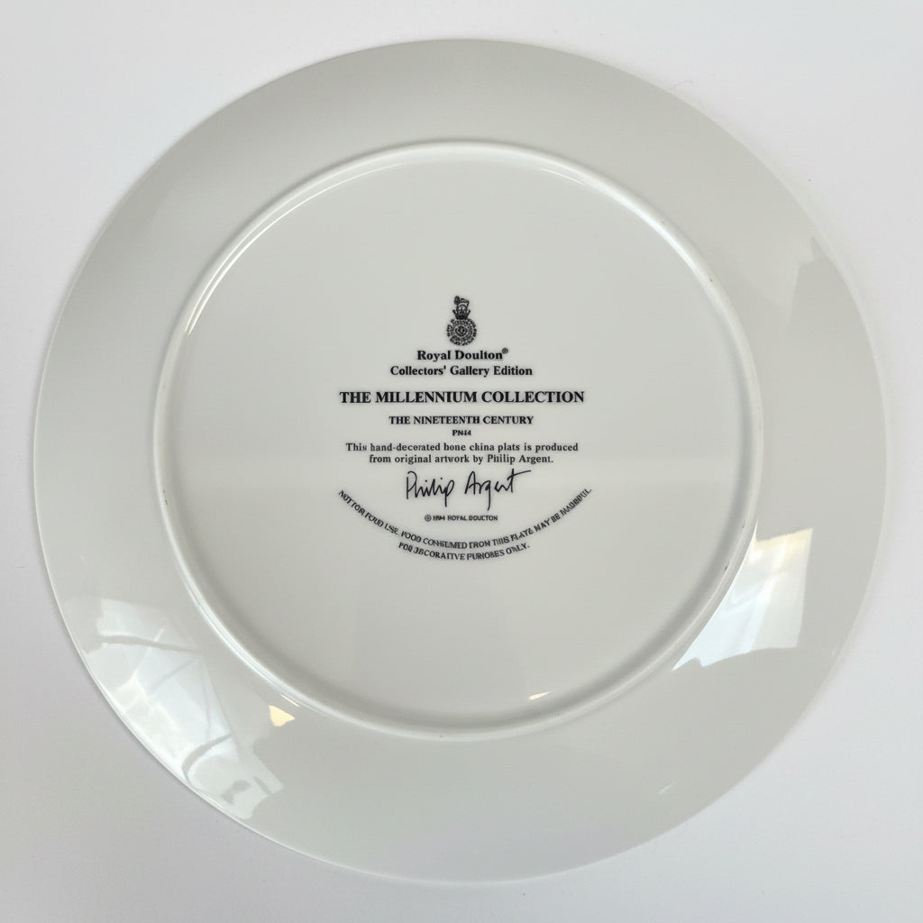 צלחת פורצלן לאספנות | רויאל דולטון (Royal Doulton) | המאה ה-19 בסיפור ותמונות