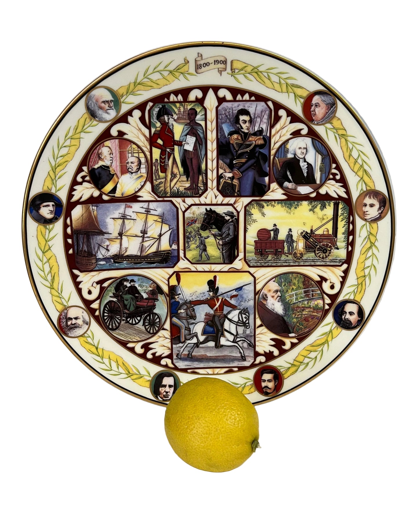 צלחת פורצלן לאספנות | רויאל דולטון (Royal Doulton) | המאה ה-19 בסיפור ותמונות