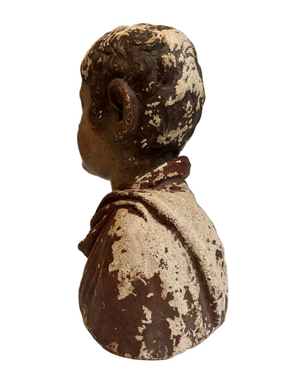 פרוסט של נער (Bust) | פיסול יציקת בטון קלאסי עתיק